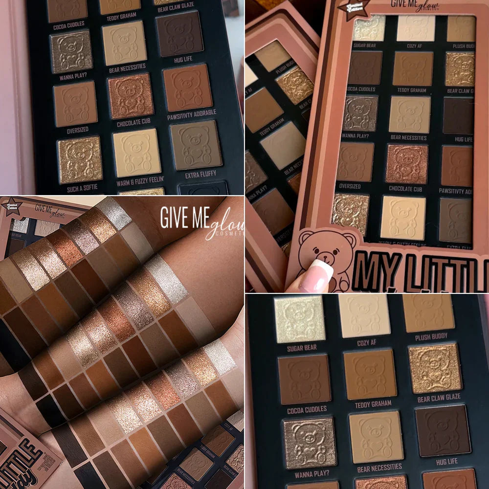 18 Colors Coco Urban My Little Teddy Eyeshadow Palette Coco Urban