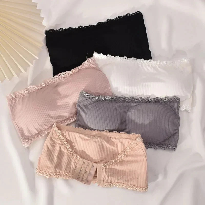 Multi-Color Cotton Strapless Tube Top Bras Cosmia.pk