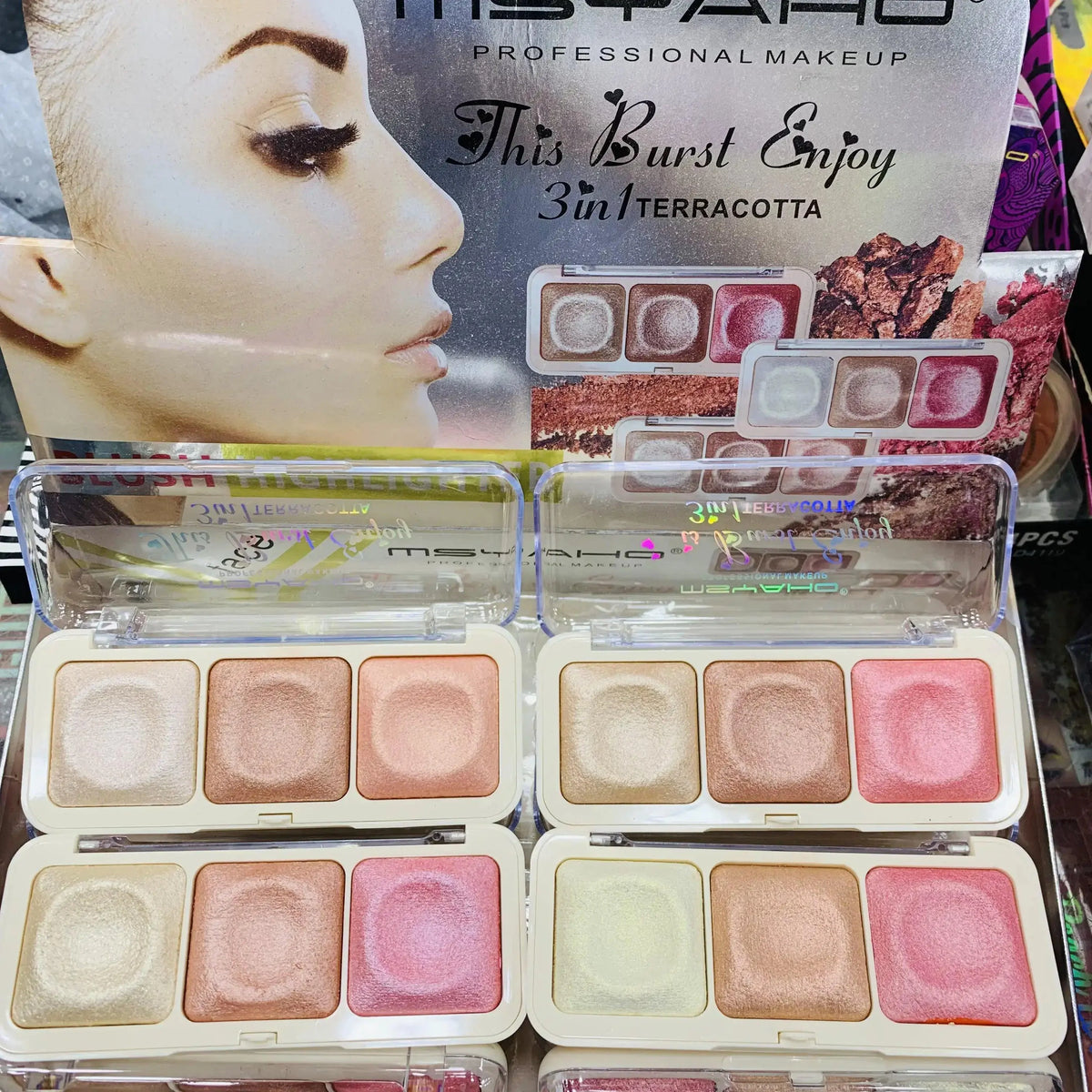 3 in 1 Msyaho Blush Highlighter Msyaho