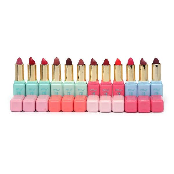 12Pcs Fitme Lipstick Color Fashion Maybelline