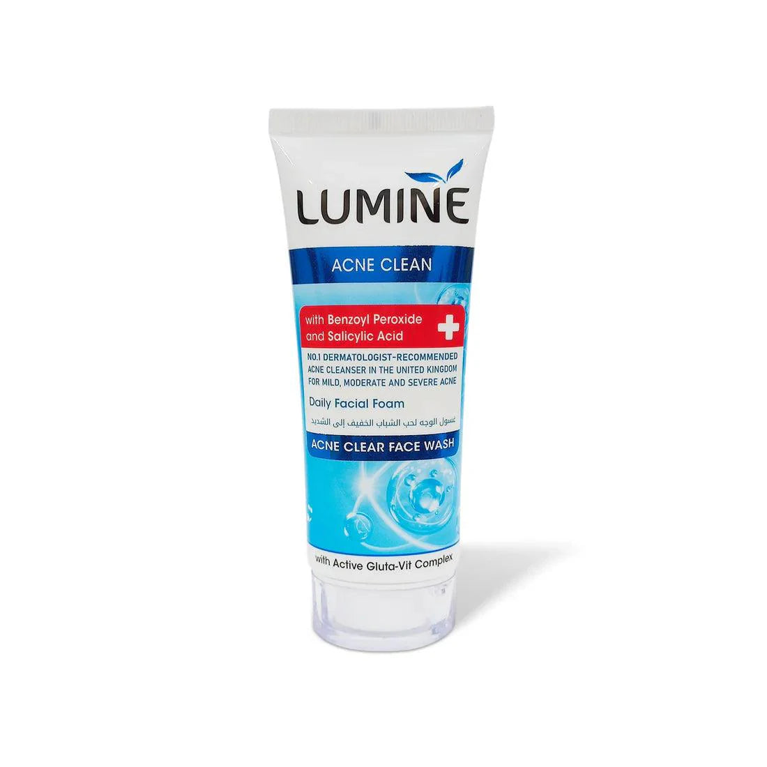 Lumine Acne Cleaning With Active Fluto Vit Complex Face Wash Lumine