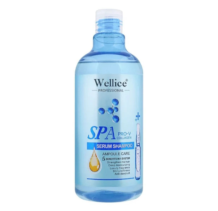 Wellice Professional Spa Pro-V Collagen Ampoule Care Serum Shampoo, 500ml Wellice