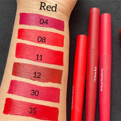 Miss Rose High Pigment 2 In 1 Lip Liner Lipstick - Reds Shades Miss Rose