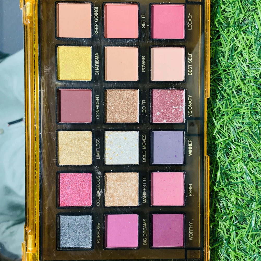 Huda Beauty Empowered Eye Shadows Palette - 18 Color Huda Beauty