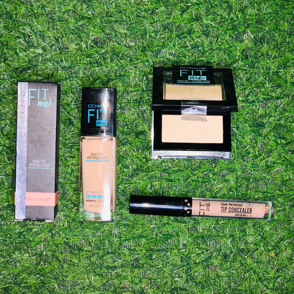 Fitme Foundation with FREE Concealer & Matte + Poreless Powder Maybelline