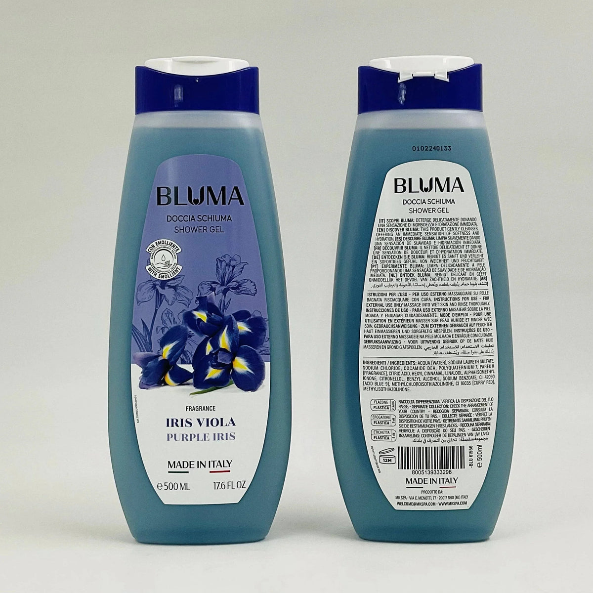 Bluma Purple Iris Shower Gel - 500ml Bluma