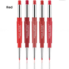 Miss Rose High Pigment 2 In 1 Lip Liner Lipstick - Reds Shades Miss Rose