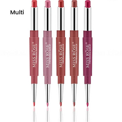 Miss Rose High Pigment  2-in-1 Lip Liner Lipstick - Multi Shades Miss Rose