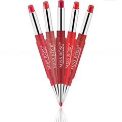 Miss Rose High Pigment 2 In 1 Lip Liner Lipstick - Reds Shades Miss Rose