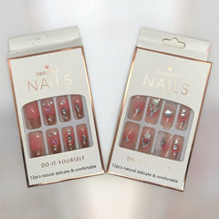 Beautiful Nails Press-on Artificial Nails - 12 Pcs Beautiful