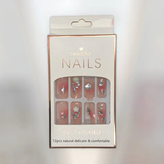 Beautiful Nails Press-on Artificial Nails - 12 Pcs Beautiful