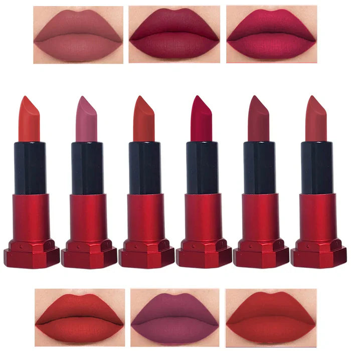 Iman Of Noble Velvet Matte Lipsticks ( 6 Pcs ) Iman of Noble