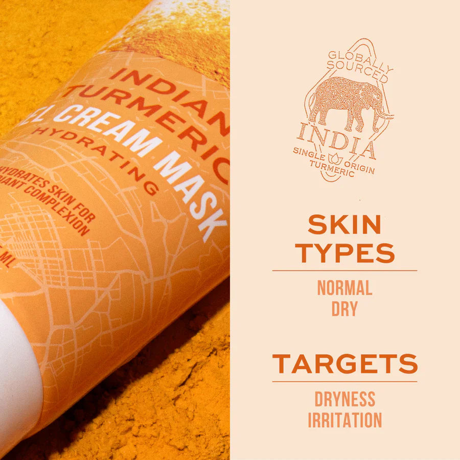 Freeman Exotic Blends Hydrating Indian Turmeric Gel Cream Mask 75ml Freeman