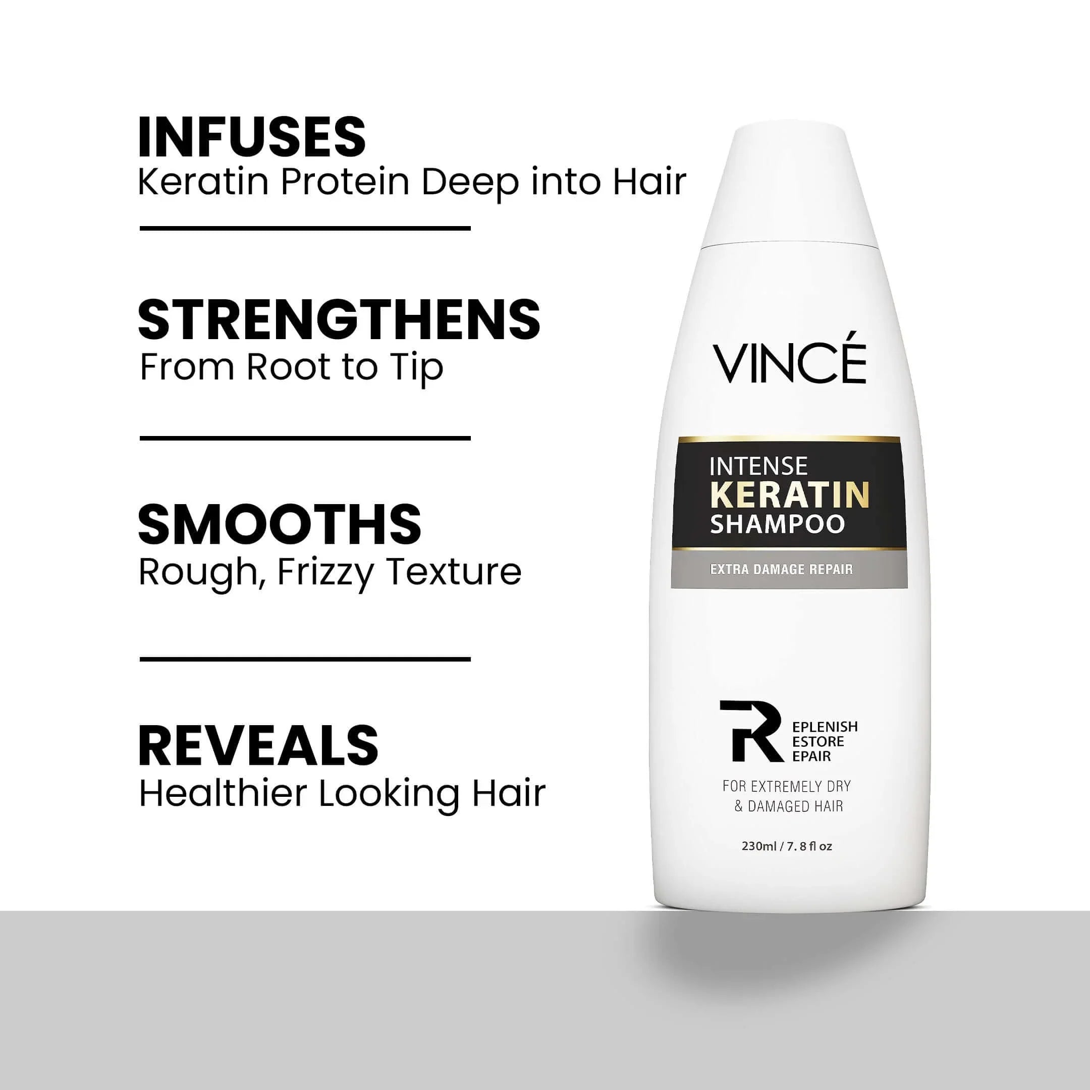 VINCE Intense Keratin Shampoo - 460ml Vince