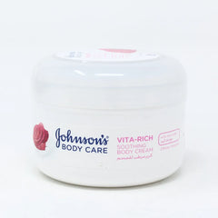 JOHNSON'S Vita-Rich Rose Water Body Cream - 200ml Johnson's