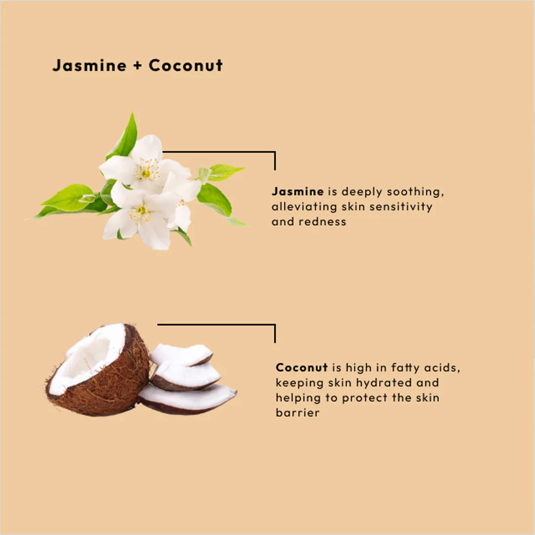 Be Care Love Jasmine and Coconut Smoothing Spa 4 Pcs Set Be Care Love