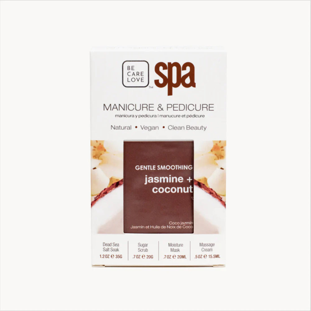 Be Care Love Jasmine and Coconut Smoothing Spa 4 Pcs Set Be Care Love