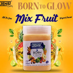 Jens Choy Born To Glow All in One With Mix Fruit Facial Jar Jens