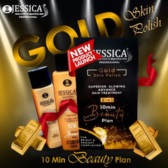 Jessica 24K Gold 2 In 1 Skin Polish 120ml Jessica