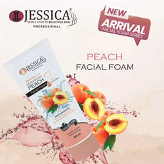 Jessica Refreshing Peach Facial Foam - 125ml Jessica