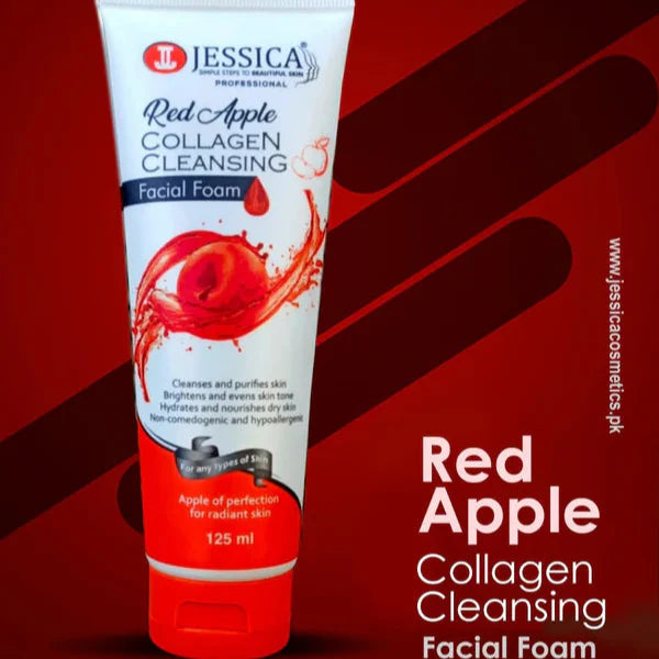 Jessica Red Apple Facial Foam 125ml Jessica