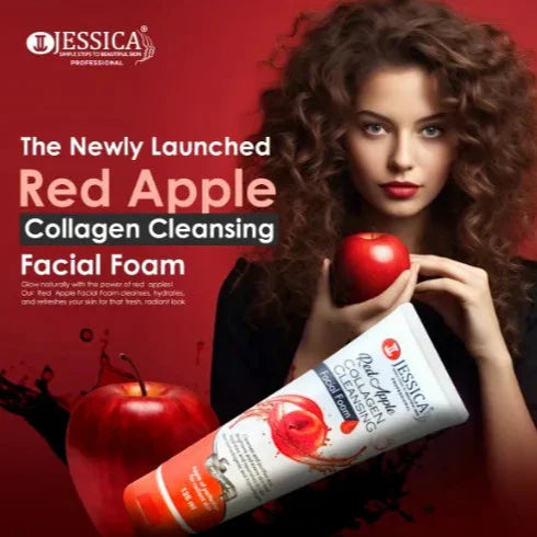 Jessica Red Apple Facial Foam 125ml Jessica
