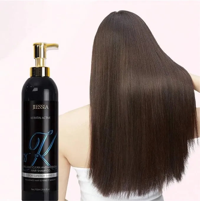 Jiessia Keratin Active Hair Hydrating Shampoo - 700ml Jiessia