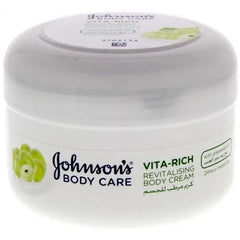 Johnson's Vita-Rich Body Cream Grapeseed Oil Revitalising Skin Care Johnson's