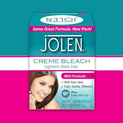 Jolen Creme Bleach, Mild Formula With Aloe Vera - 30ml Jolen