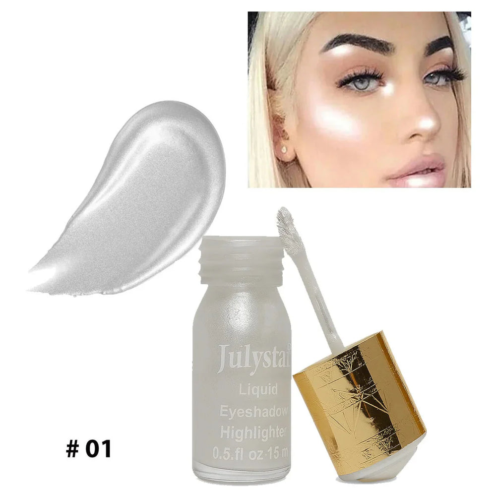 JulyStar Silky Glow Liquid Eyeshadow Highlighter - 15ml JulyStar