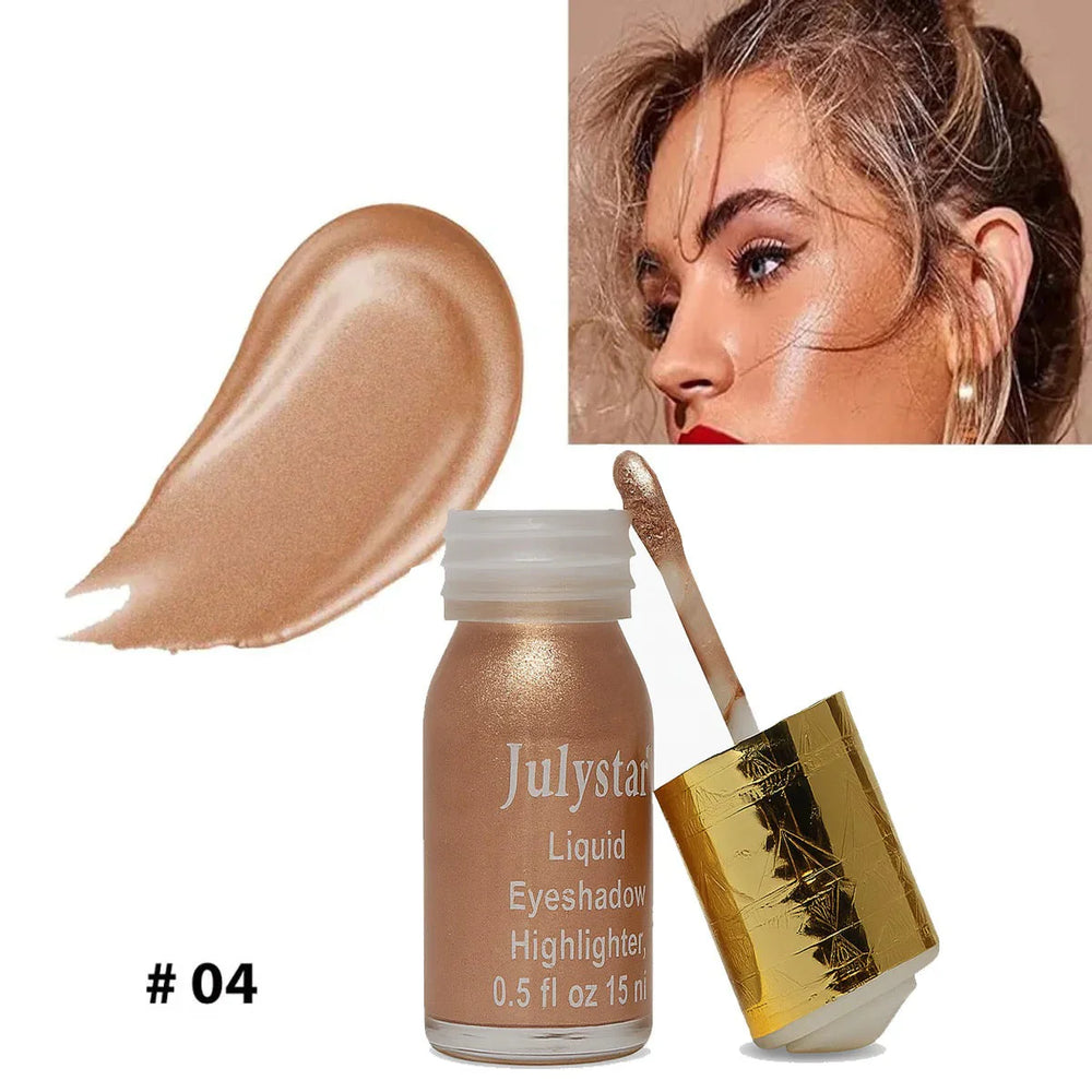 JulyStar Silky Glow Liquid Eyeshadow Highlighter - 15ml JulyStar