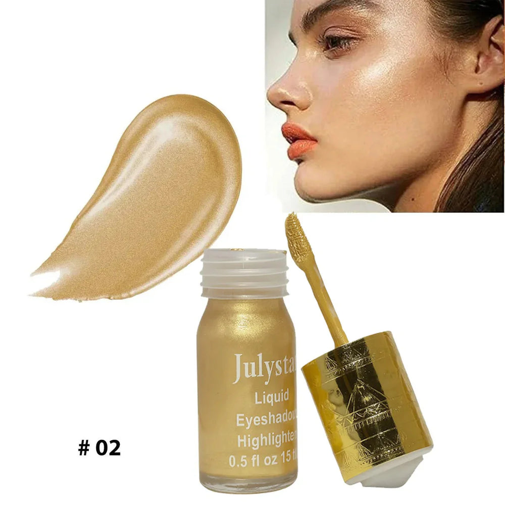 JulyStar Silky Glow Liquid Eyeshadow Highlighter - 15ml JulyStar