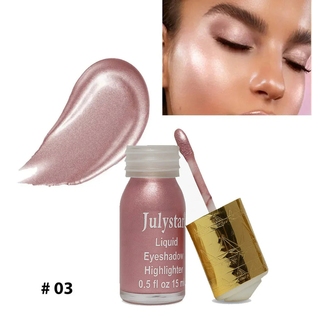 JulyStar Silky Glow Liquid Eyeshadow Highlighter - 15ml JulyStar