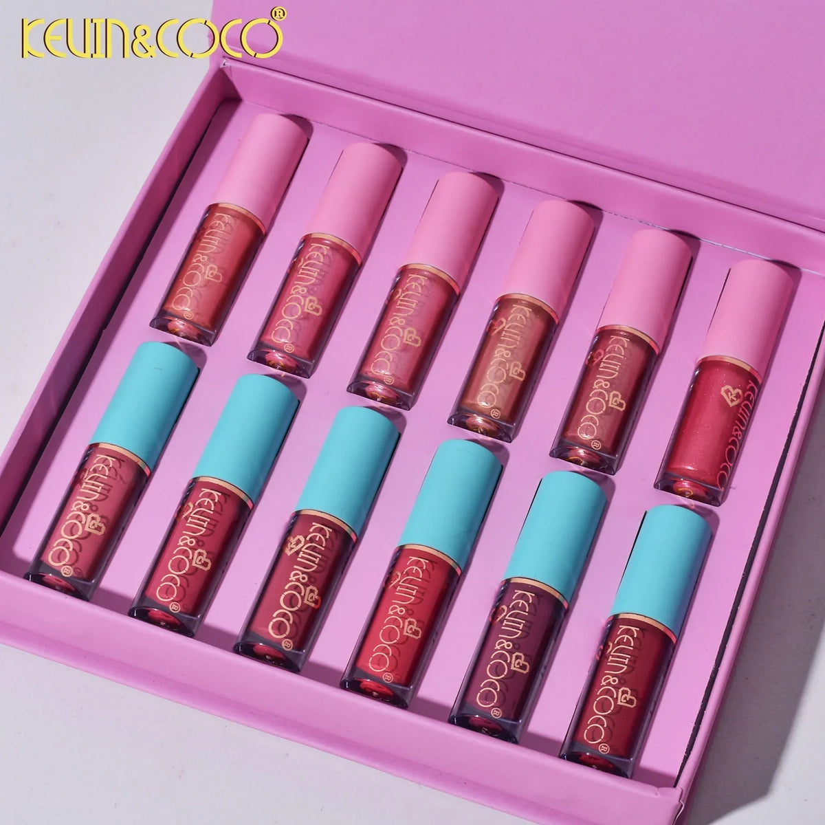 Kevin & Coco 12-Color Start Now Lip Gloss Set Kevin & Coco