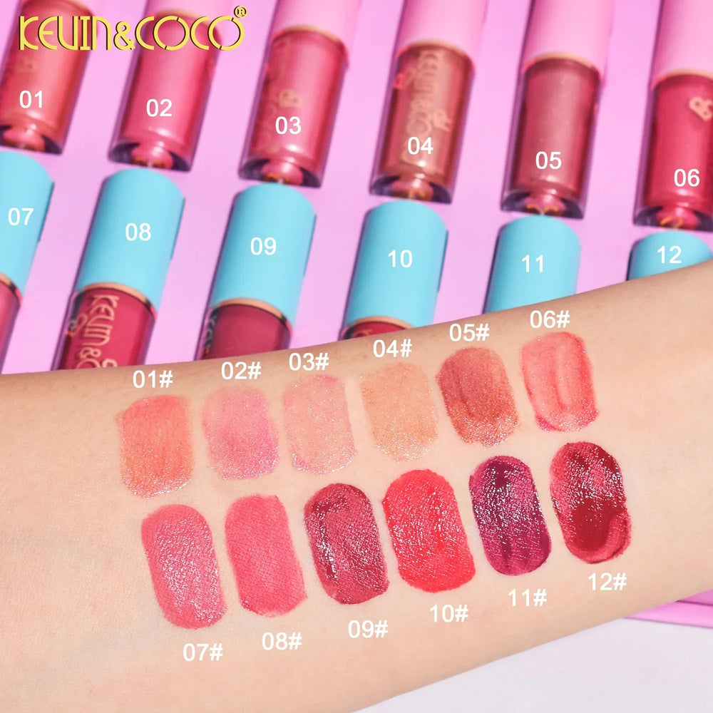 Kevin & Coco 12-Color Start Now Lip Gloss Set Kevin & Coco
