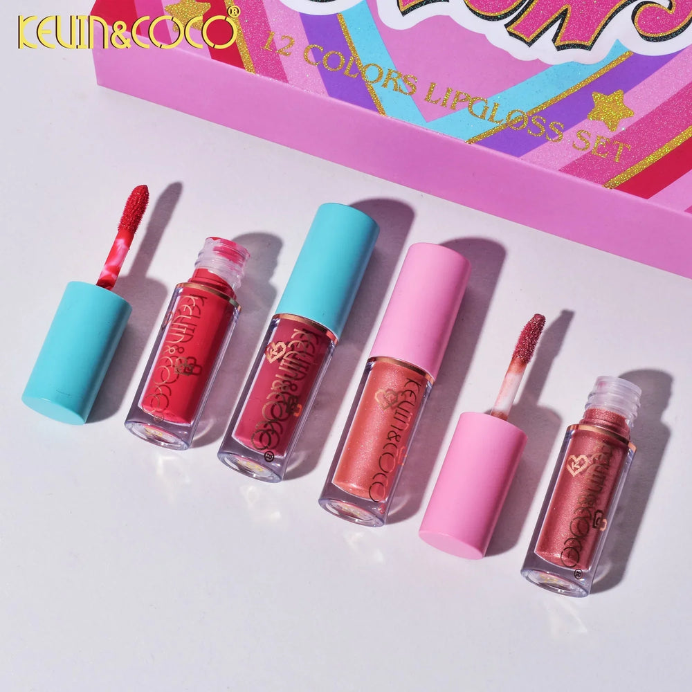 Kevin & Coco 12-Color Start Now Lip Gloss Set Kevin & Coco