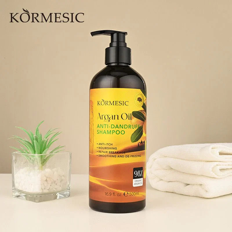 KORMESIC Argan oil Anti-Dandruff Moisturizing & Smoothning Shampoo 500ml KORMESIC