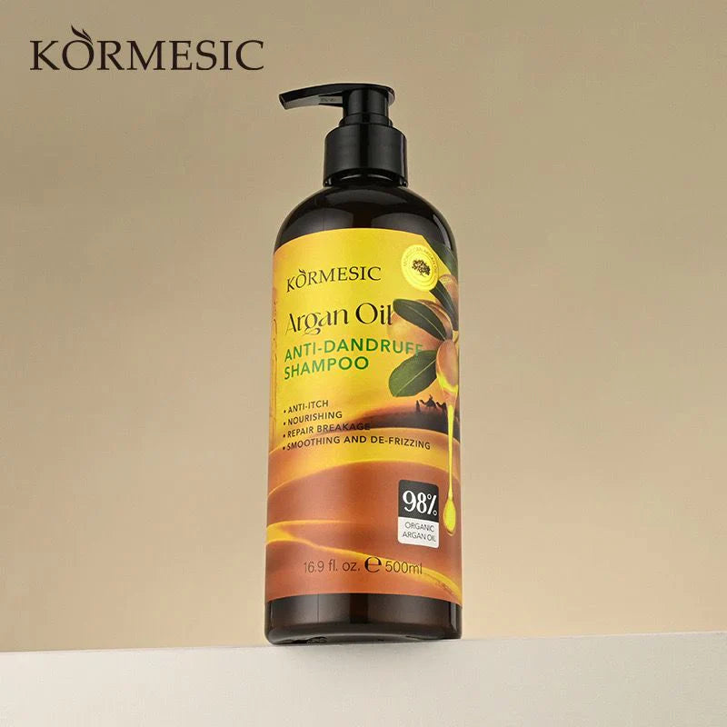 KORMESIC Argan oil Anti-Dandruff Moisturizing & Smoothning Shampoo 500ml KORMESIC