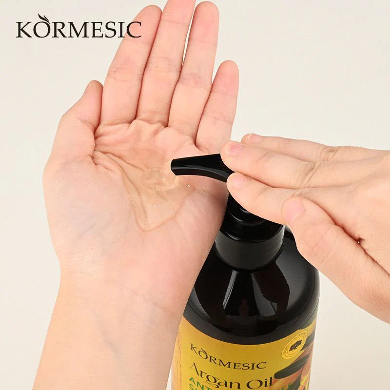 KORMESIC Argan oil Anti-Dandruff Moisturizing & Smoothning Shampoo 500ml KORMESIC