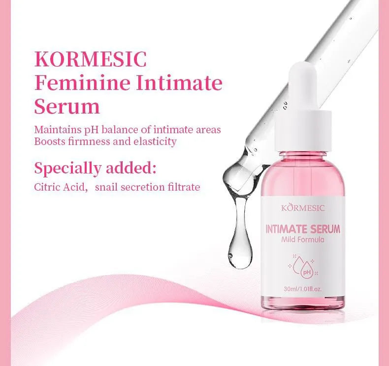 KORMESIC Intimate Serum Mild Formula, Moisturizing And Whitening - 30ml Kormesic