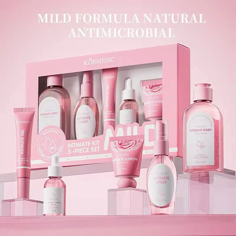 KORMESIC Mild Balanced Natural Antimicrobial Intimate Kit-  5 Piece Set KORMESIC