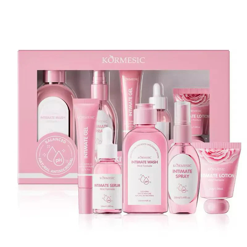 KORMESIC Mild Balanced Natural Antimicrobial Intimate Kit-  5 Piece Set KORMESIC