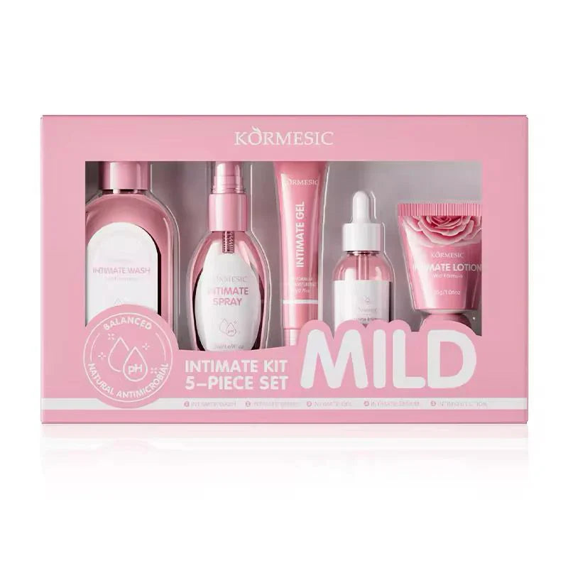 KORMESIC Mild Balanced Natural Antimicrobial Intimate Kit-  5 Piece Set KORMESIC