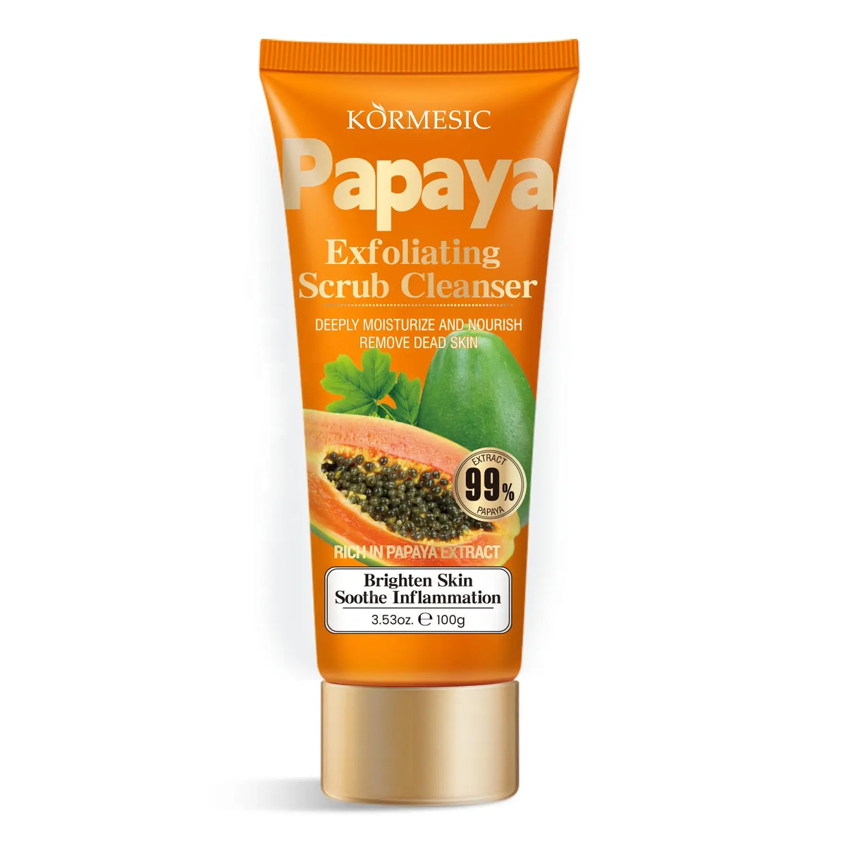 KORMESIC Papaya Exfoliating Scrub Cleanser 100g KORMESIC