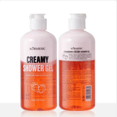 KORMESIC Strawberry Creamy Shower Gel Moisturizing and brightening body Wash & Shower Gel 290ml KORMESIC