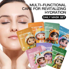 KORMESIC Cartoon Design Style Deep Moisturizing Brightening Facial Mask KORMESIC