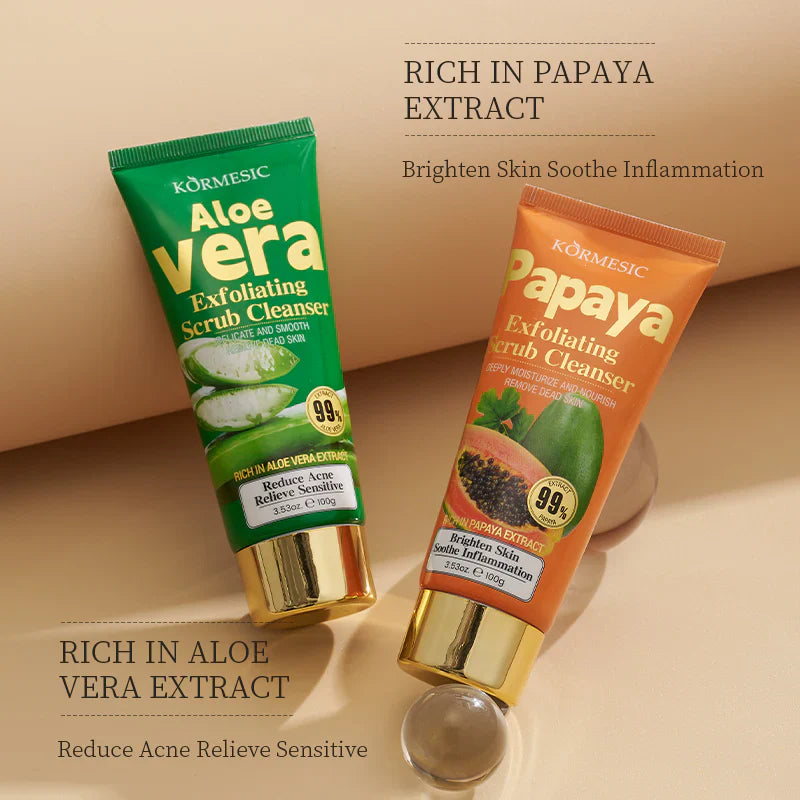 KORMESIC Papaya Exfoliating Scrub Cleanser 100g KORMESIC