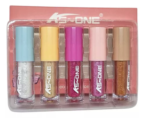 KS one lipgloss & eyeshadow 5pcs KS-ONE