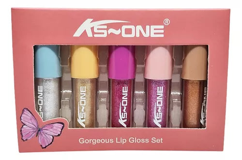 KS one lipgloss & eyeshadow 5pcs KS-ONE
