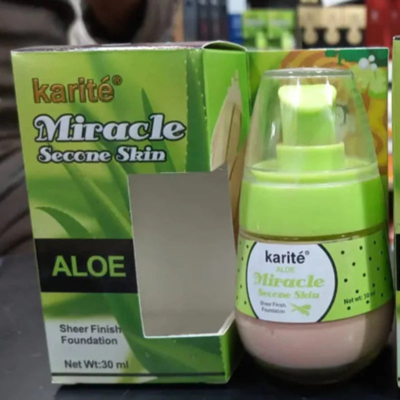 Karite Miracle Secone Skin Aloe Vera Foundation 30ml Karite